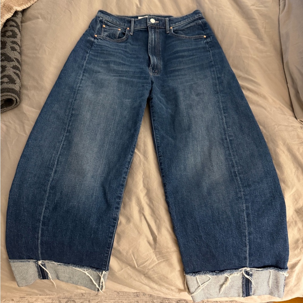 MOTHER Dark Blue Flare Jeans